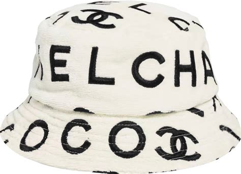 chanel white baseball cap|Chanel bucket hat denim.